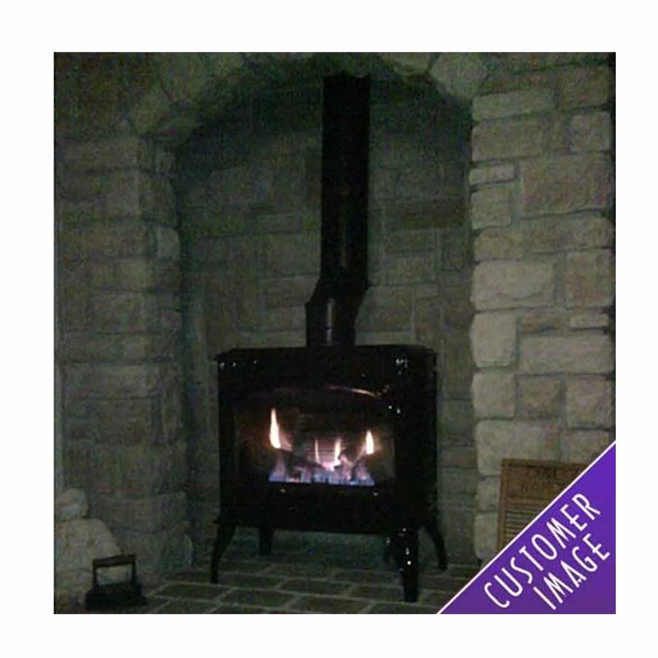 10" x 24" DuraBlack Single-Wall Black Stove Pipe - 10DBK-24 - Image 3