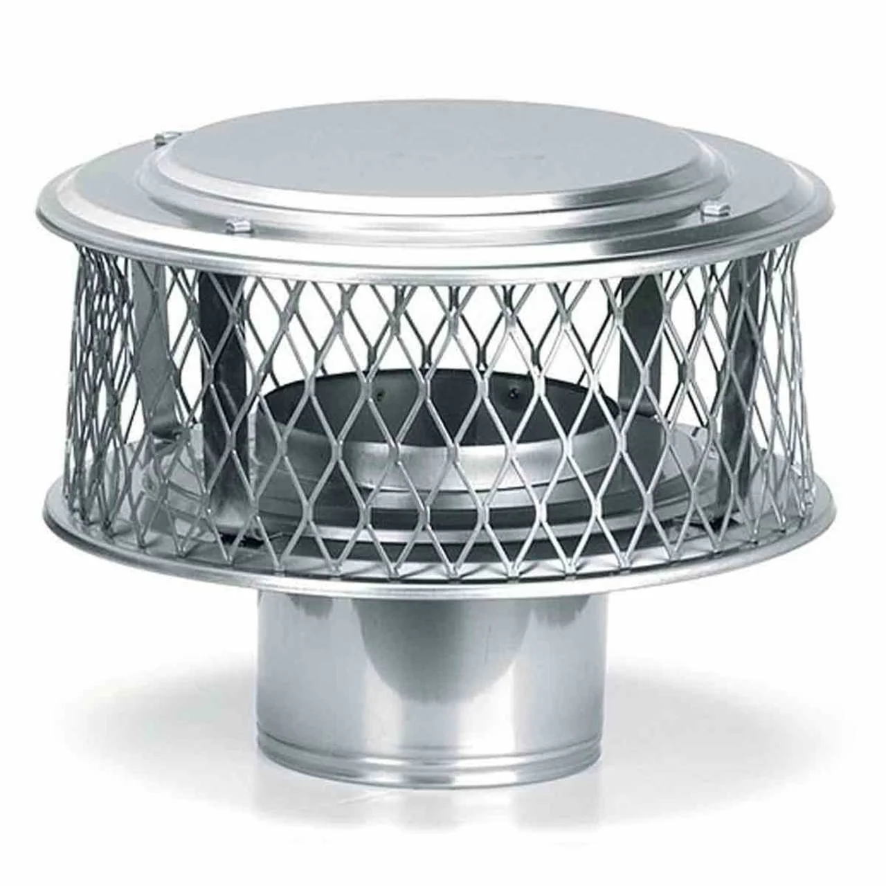 12" Round HomeSaver Pro 304-SS Stainless Guardian with 3/4" Mesh - 13874