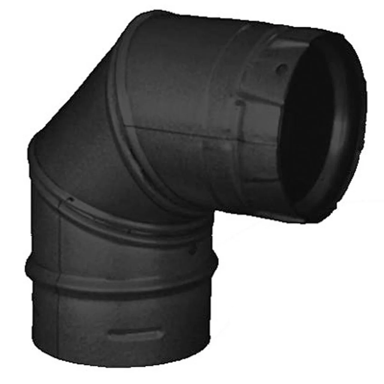 3" PelletVent Pro Black 90 Degree Elbow - 3PVP-E90B