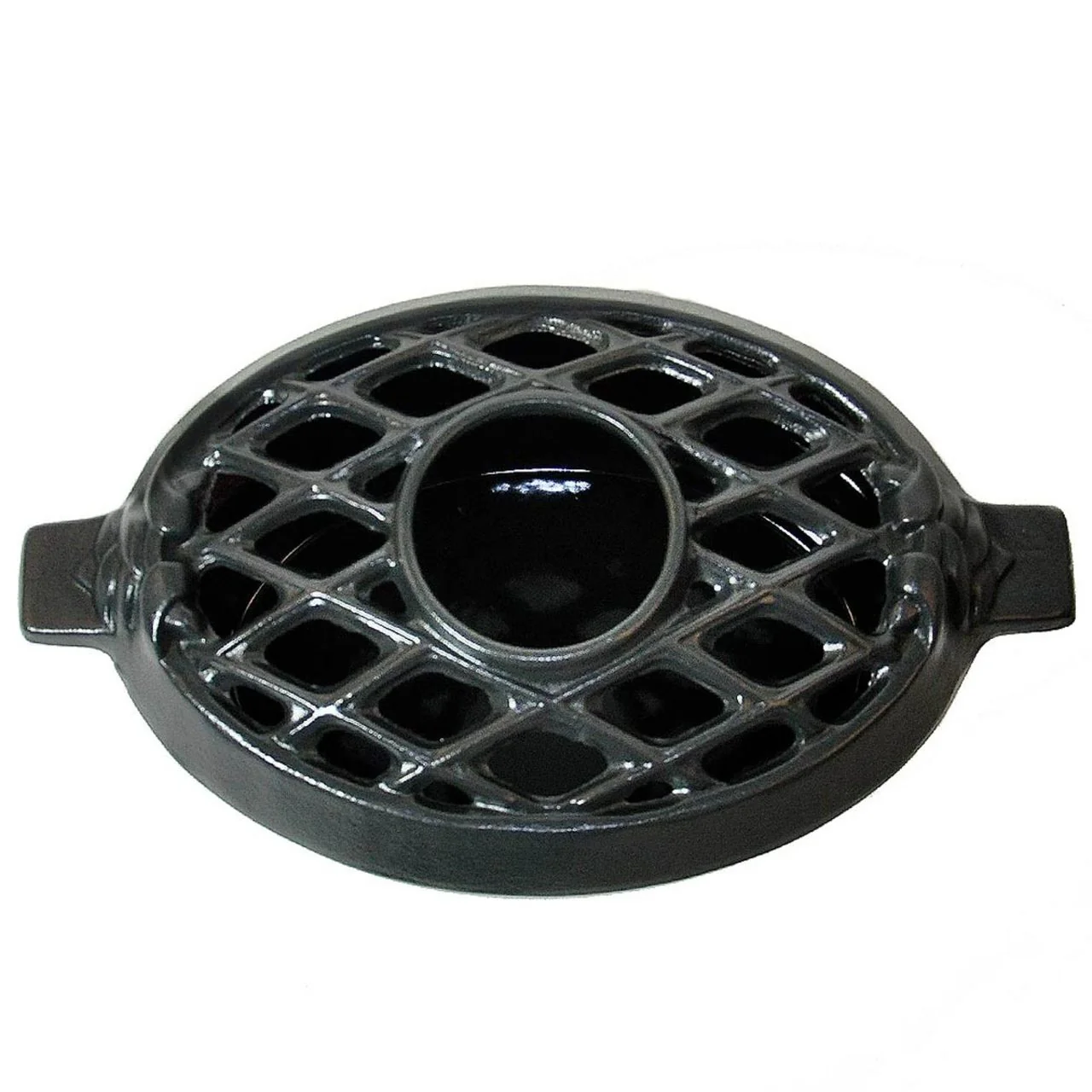 3 Qt. Lattice Top Steamer, Black - Image 2