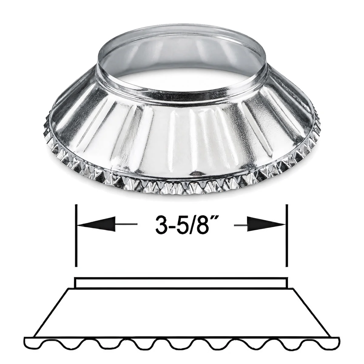3" Selkirk VP Pellet Vent Pipe Storm Collar - 3VP-SC - Image 3
