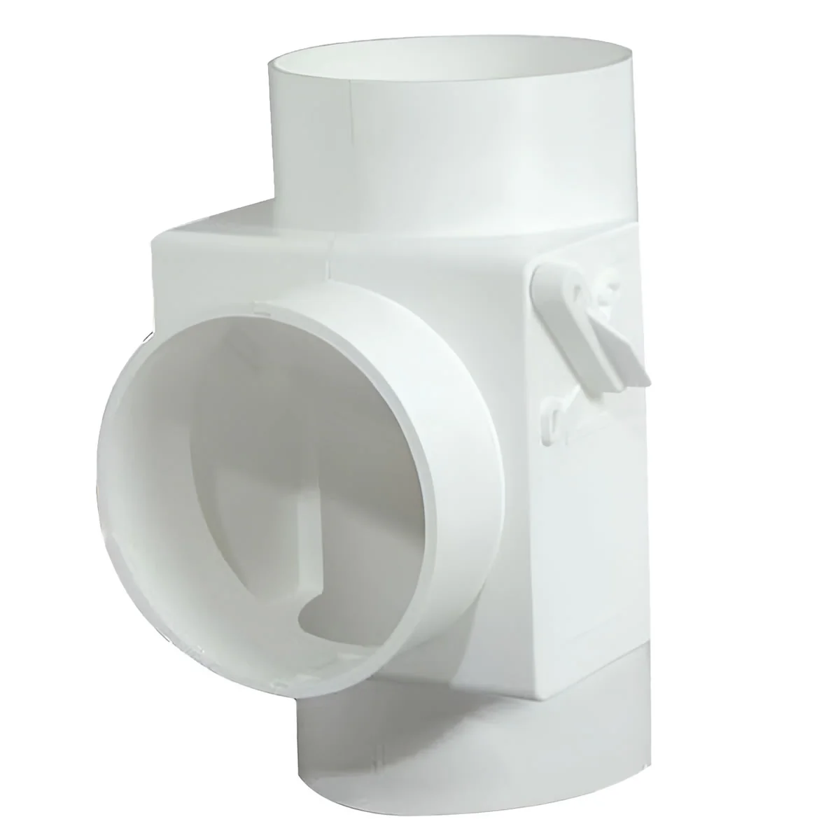4" White Dryer Vent Heat Saver - Image 2