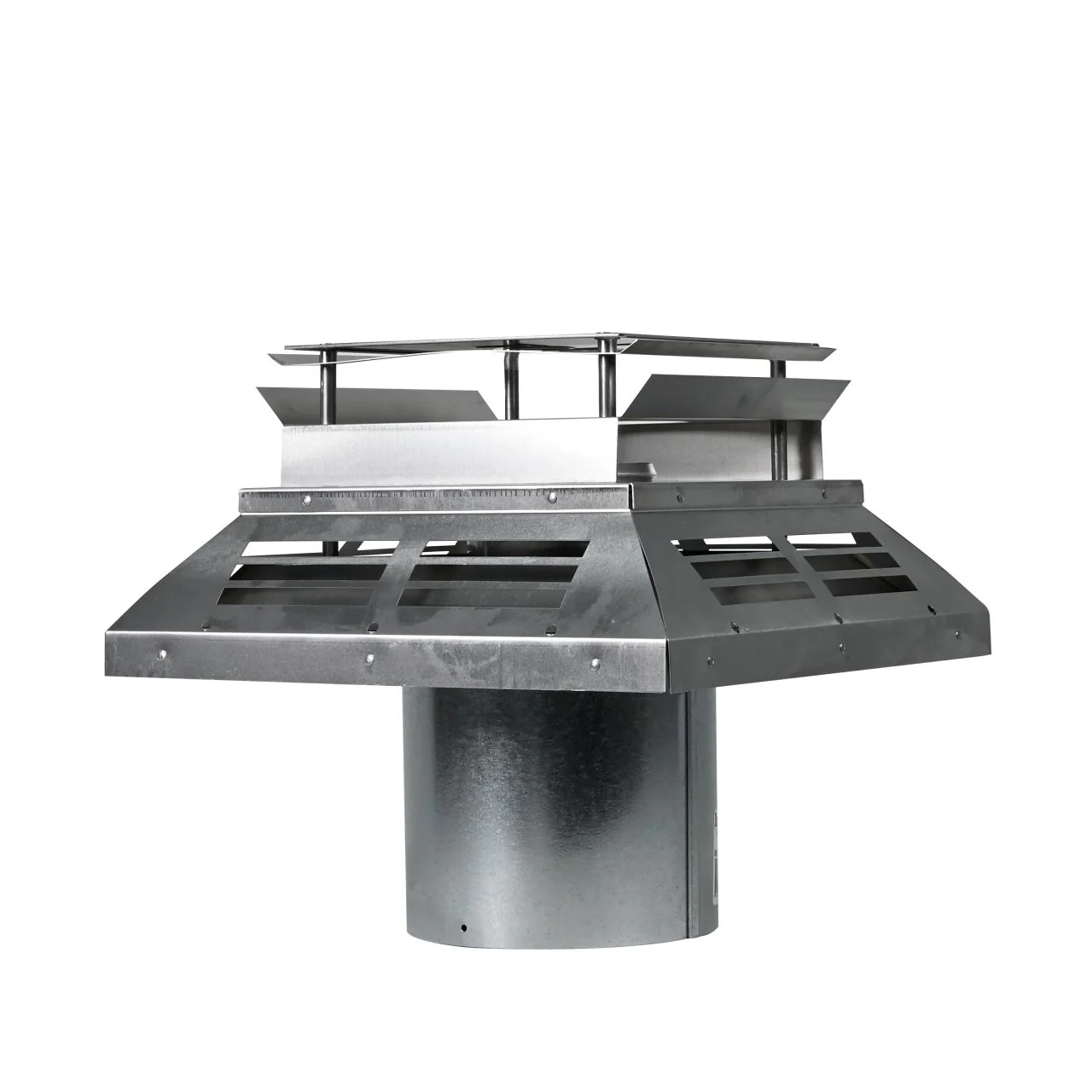 4" x 6 5/8" DirectVent Pro Aluminum Square Horizontal Termination Cap - 46DVA-HC - Image 6