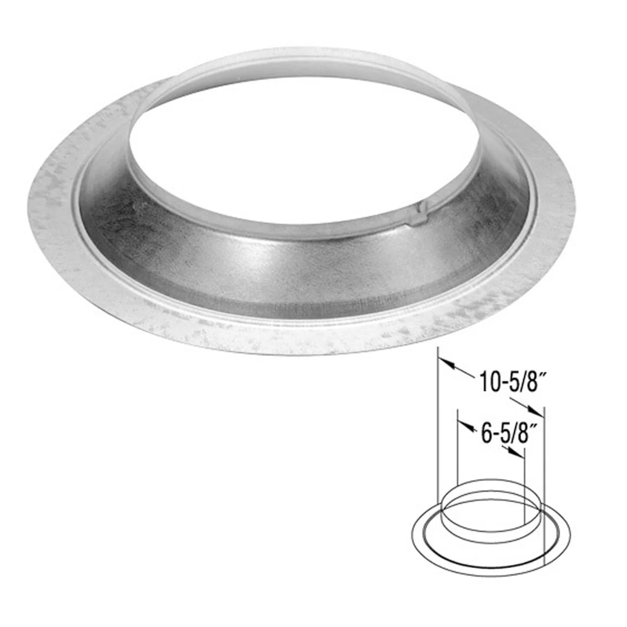 4" x 6 5/8" DirectVent Pro Storm Collar - 46DVA-SC - Image 2