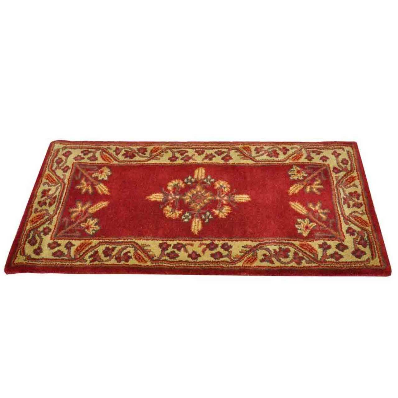 44" Rectangle Vermillion Jardin Fireplace Rug - Image 2
