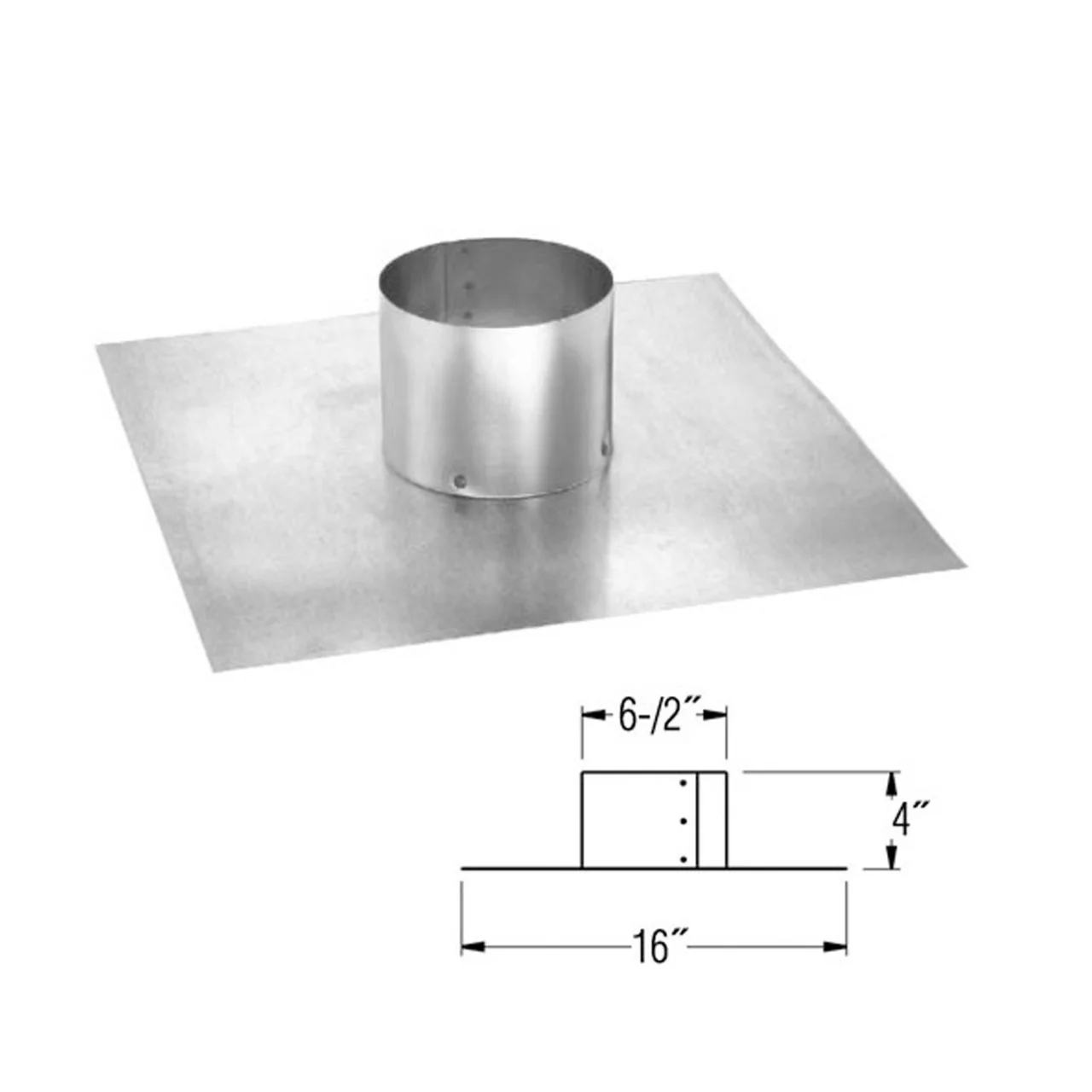 5 1/2" DuraFlexAL Top Plate - 55DFA-TP - Image 2