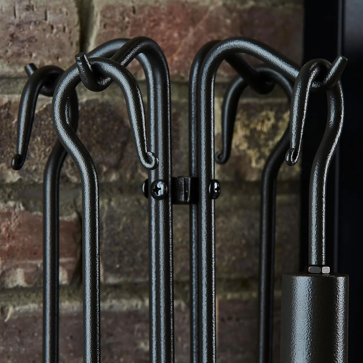 5 Piece Olde World Iron Mini Fireset - Image 5