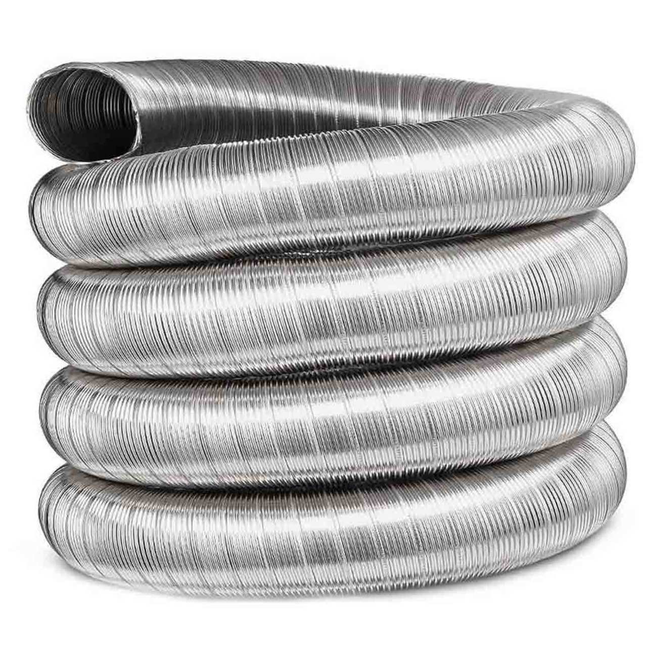 5" x 35' Lifetime Chimney Single-Wall Liner Kit with Tee - Image 3
