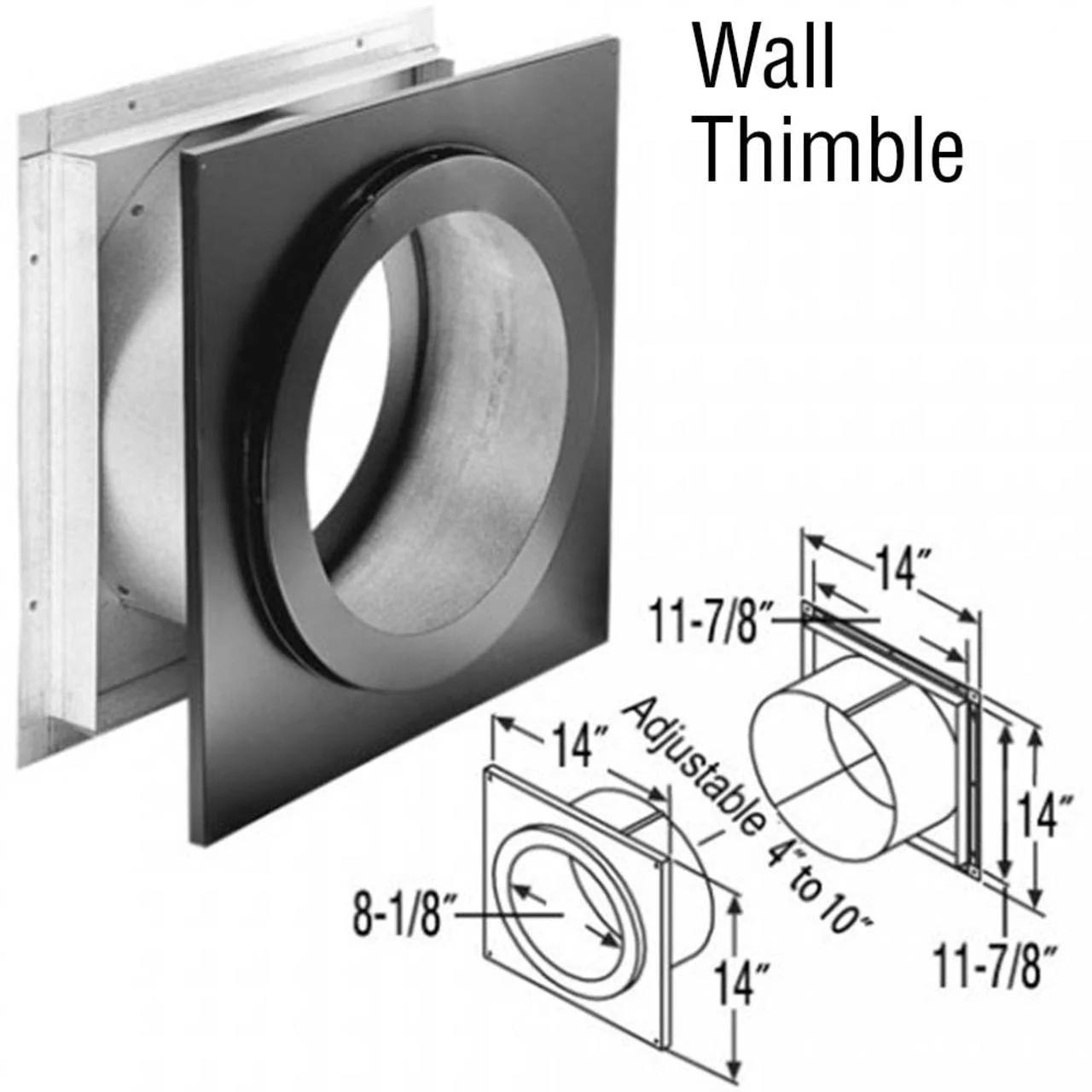 6'' DuraTech Thru-the Wall Kit - DT630-KIT - Image 8