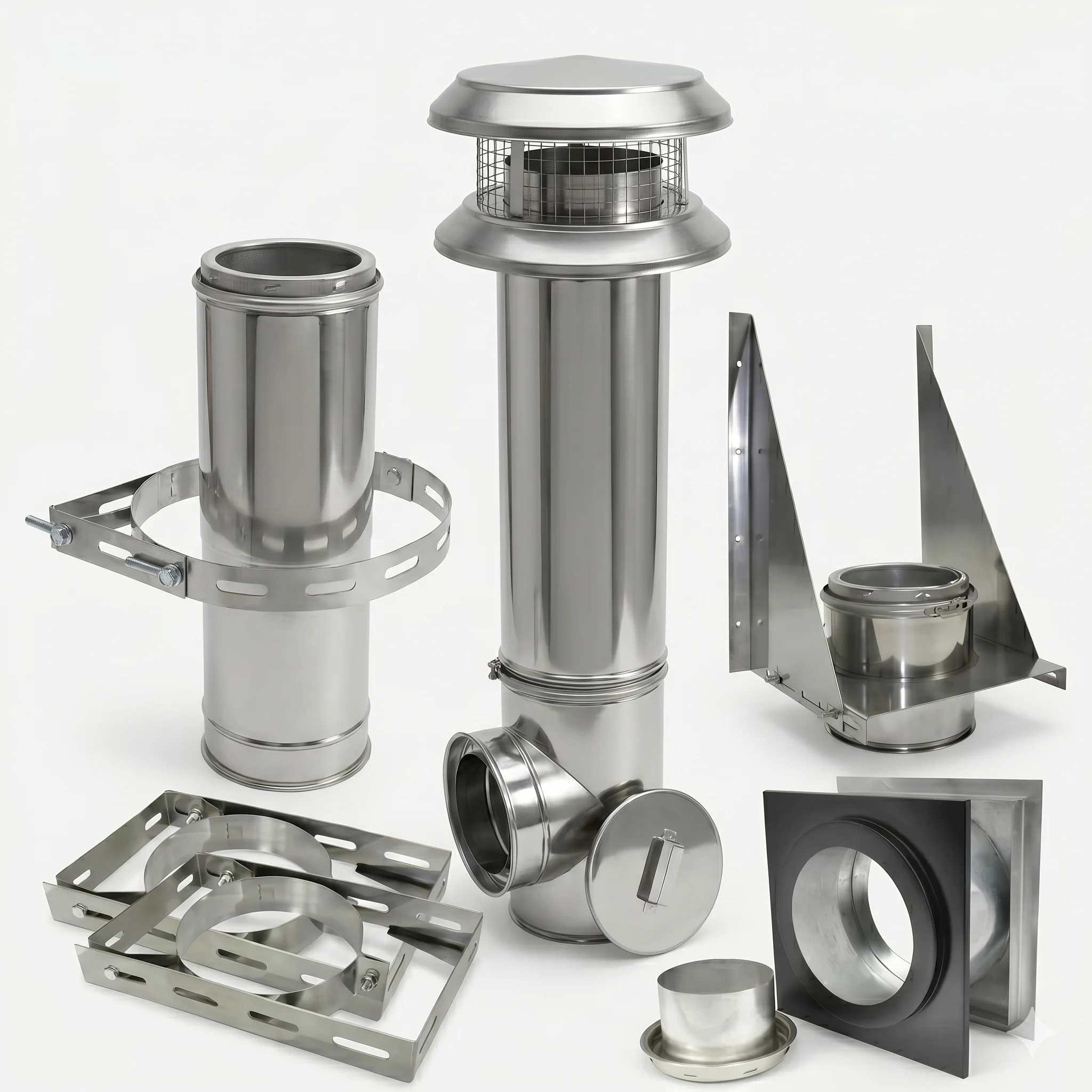 6'' Shasta Vent Thru The Wall Kit