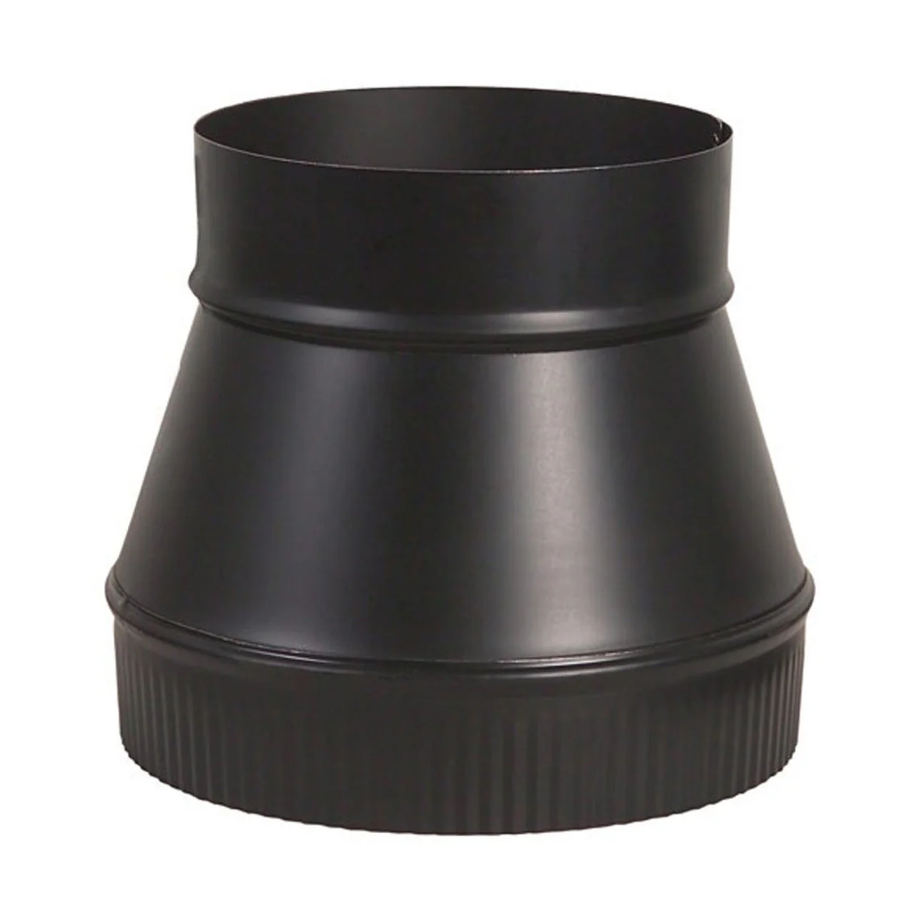 6" to 7" 24-Ga. Snap-Lock Black Increaser