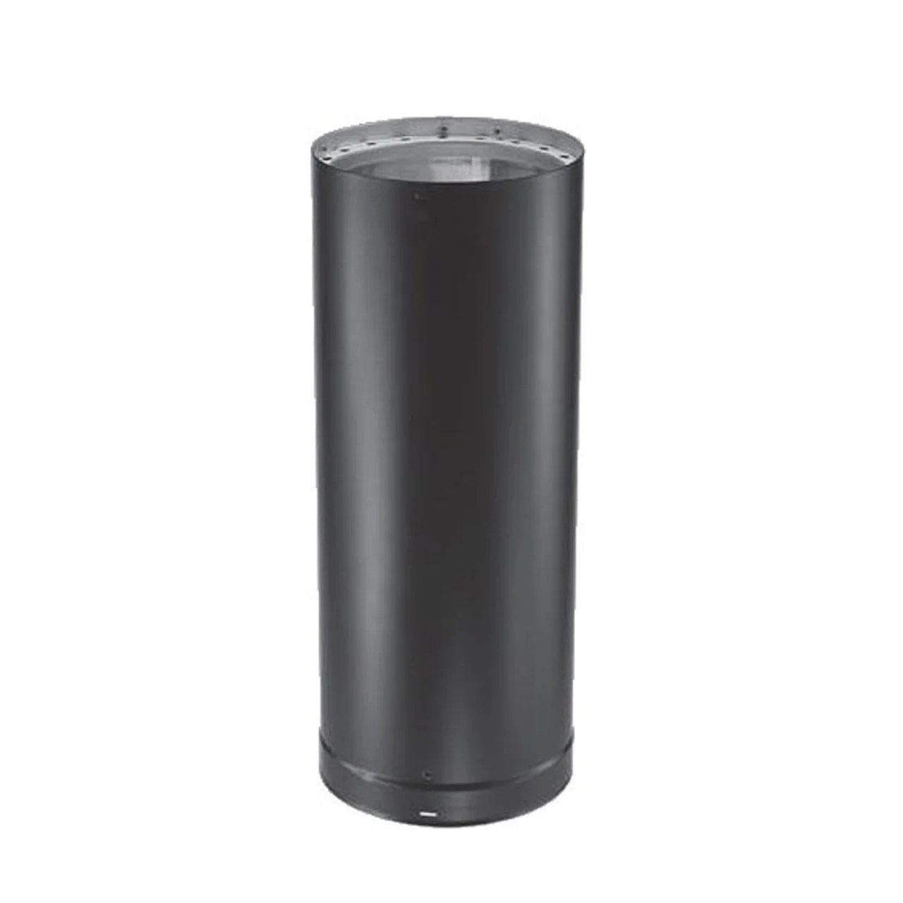 6" x 18" DVL Double-Wall Black Stove Pipe - 6DVL-18