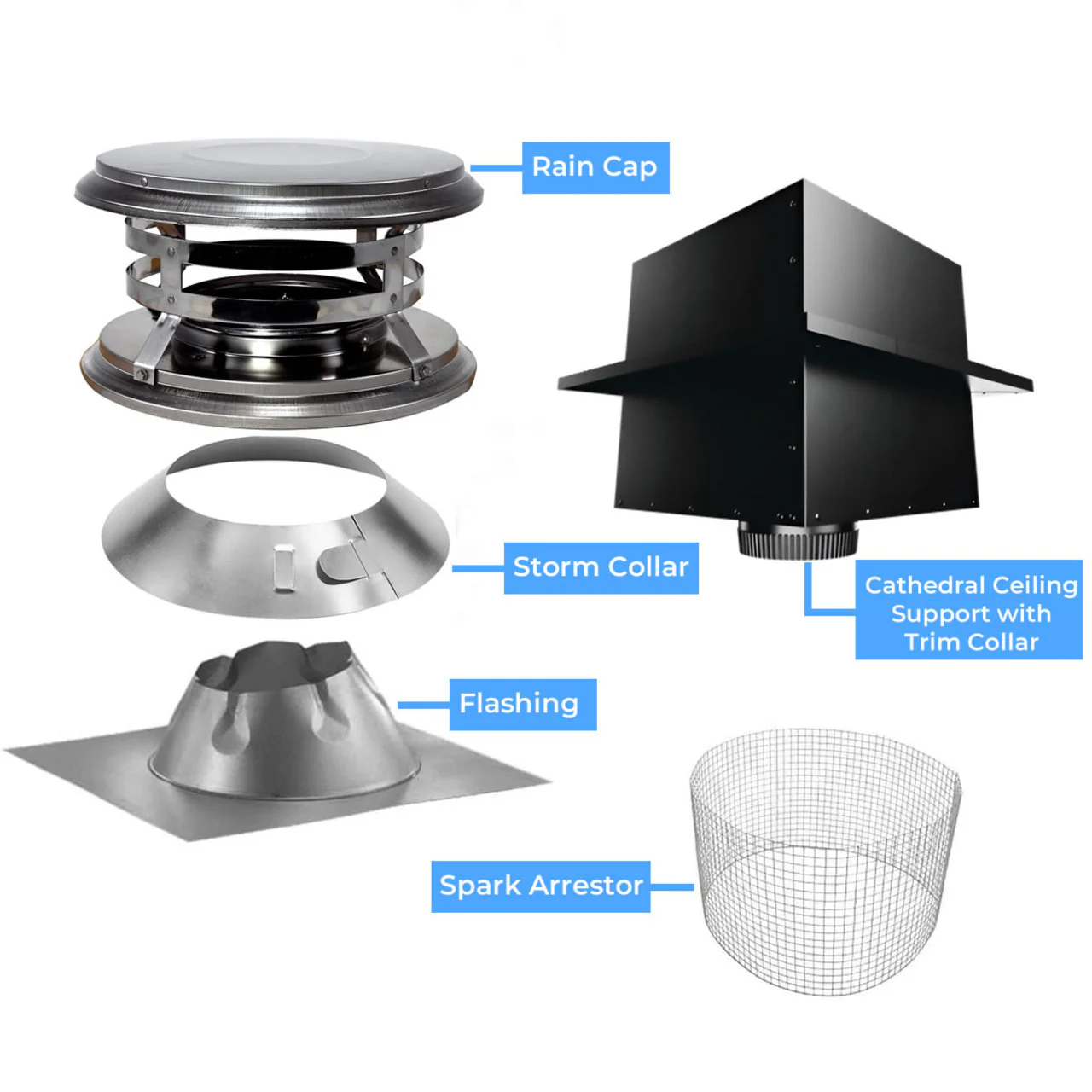 7'' DuraTech Cathedral Ceiling Support Kit - DT720-KIT - Image 2