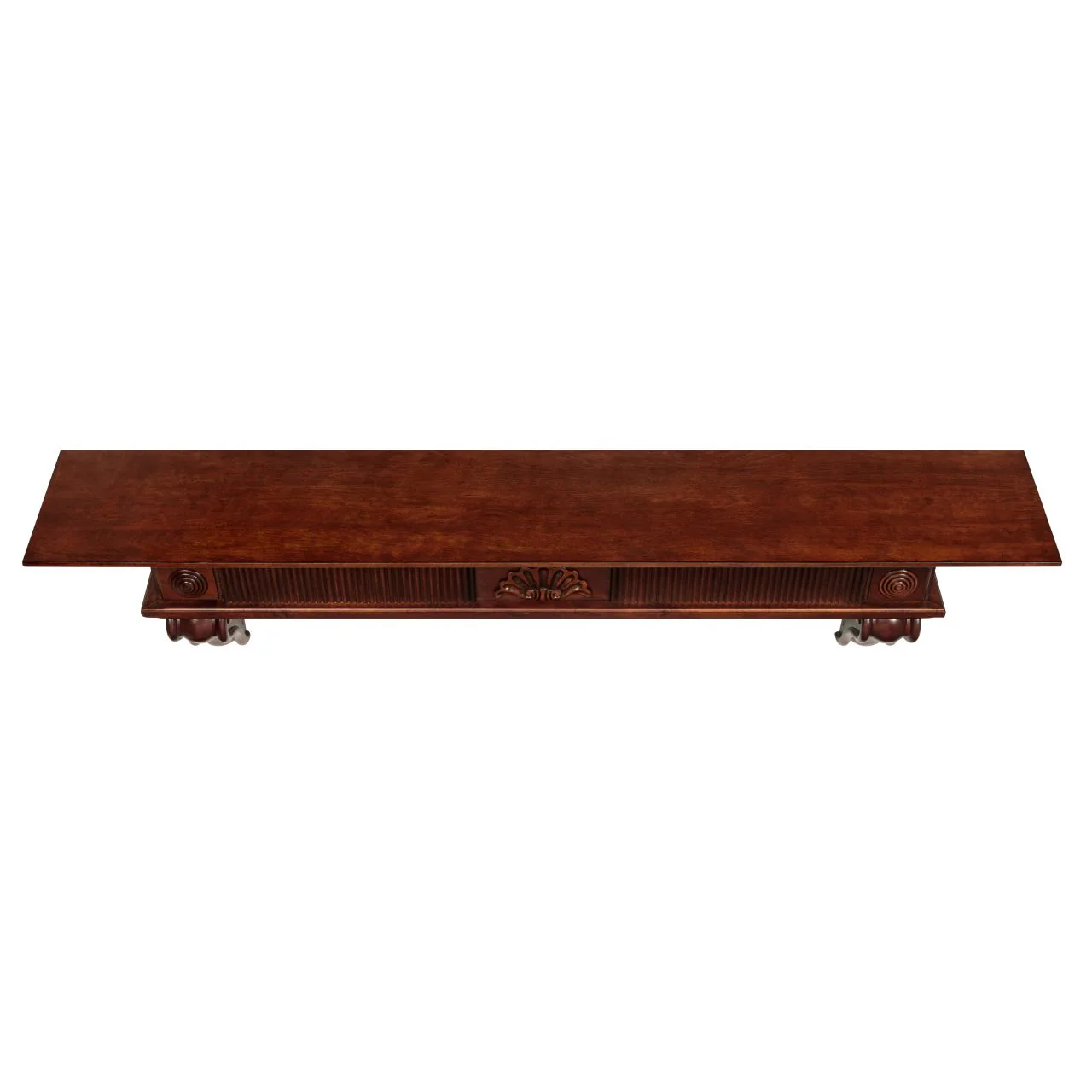 72" Devonshire Fireplace Shelf by Pearl Mantels - Cherry Distressed Finish - Image 17