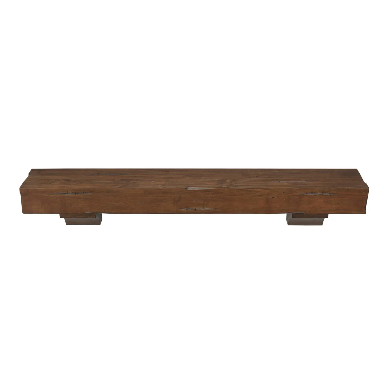 72" Shenandoah Fireplace Shelf by Pearl Mantels - Cherry Distressed Finish - Image 7