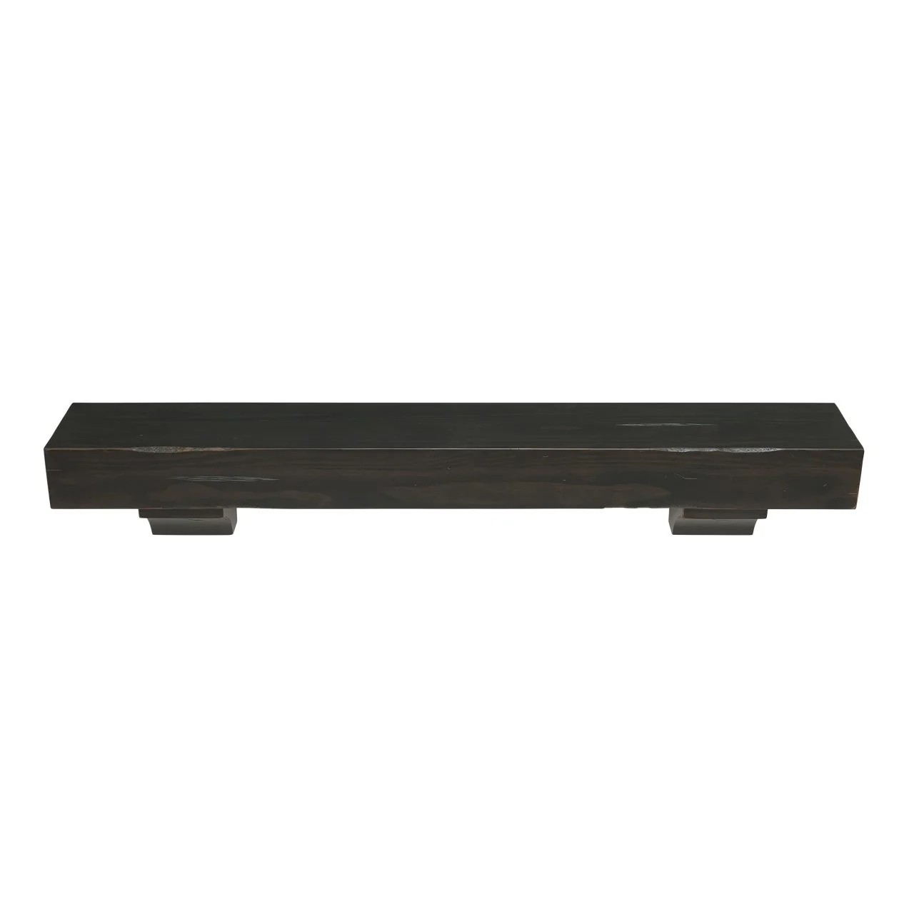72" Shenandoah Fireplace Shelf by Pearl Mantels - Espresso Distressed Finish - Image 10