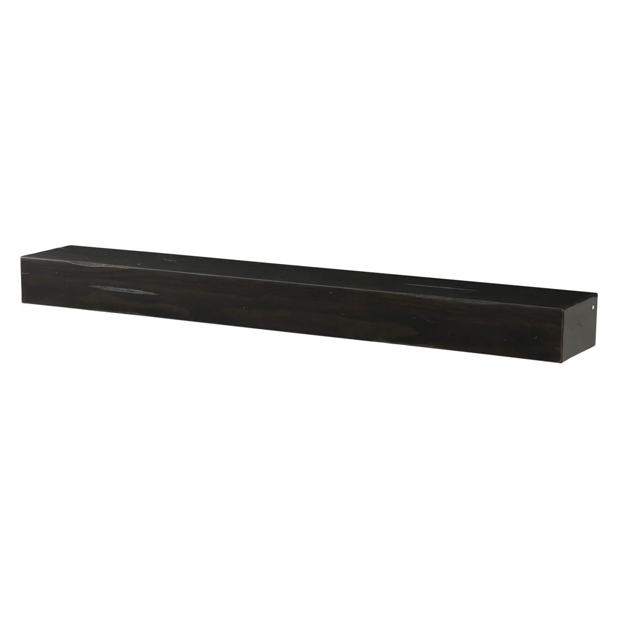 72" Shenandoah Fireplace Shelf by Pearl Mantels - Espresso Distressed Finish - Image 8