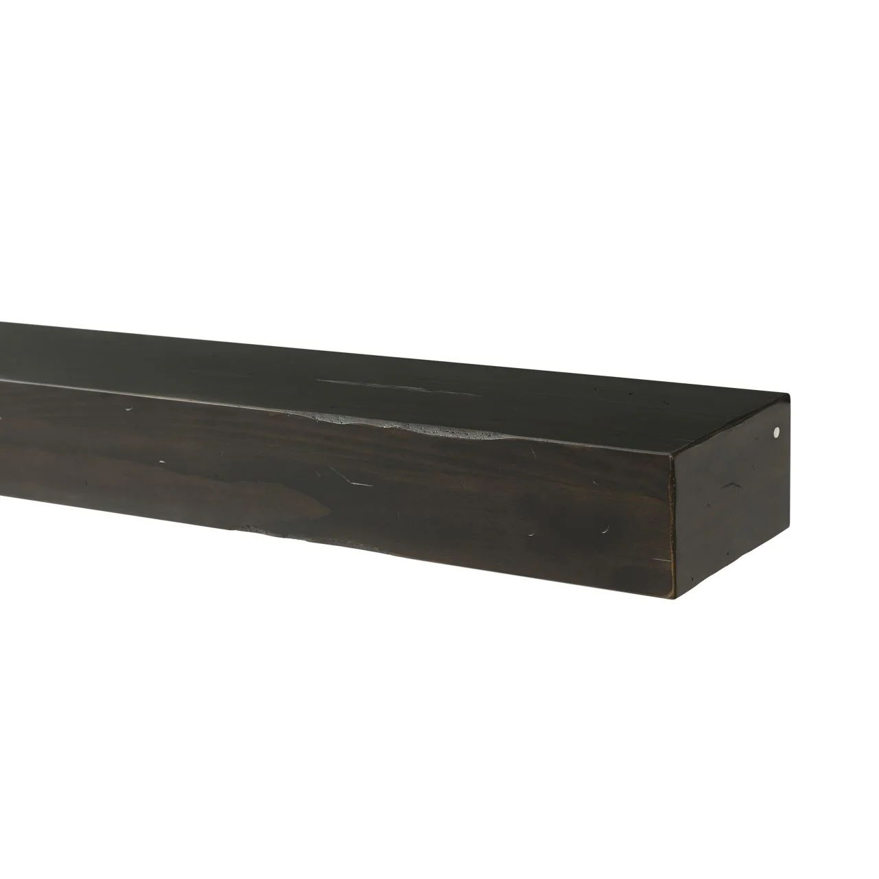 72" Shenandoah Fireplace Shelf by Pearl Mantels - Espresso Distressed Finish - Image 9