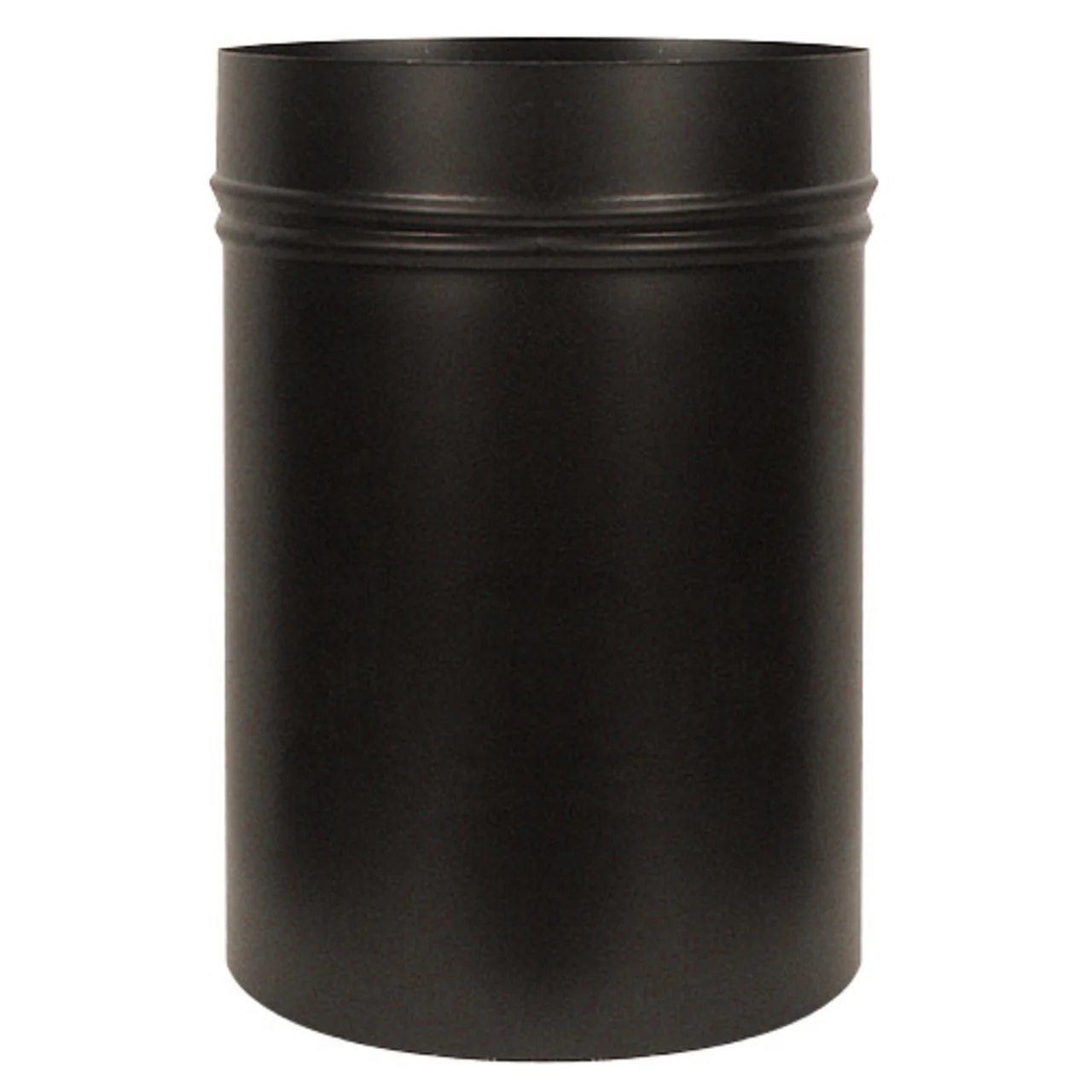 8" 24-Ga. Snap-Lock Black Slip Connector