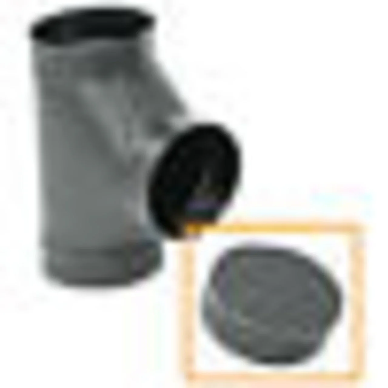 8" 24-Ga. Snap-Lock Black Tee Cover - Image 3