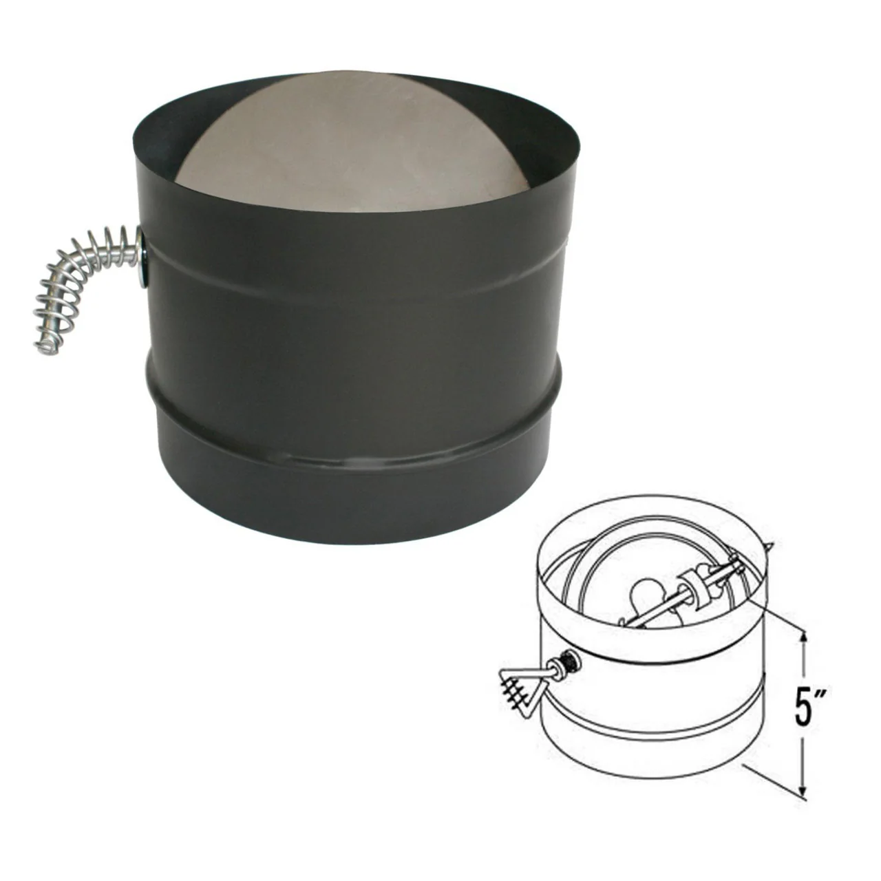 8" DuraBlack Damper Section - 8DBK-DS - Image 2
