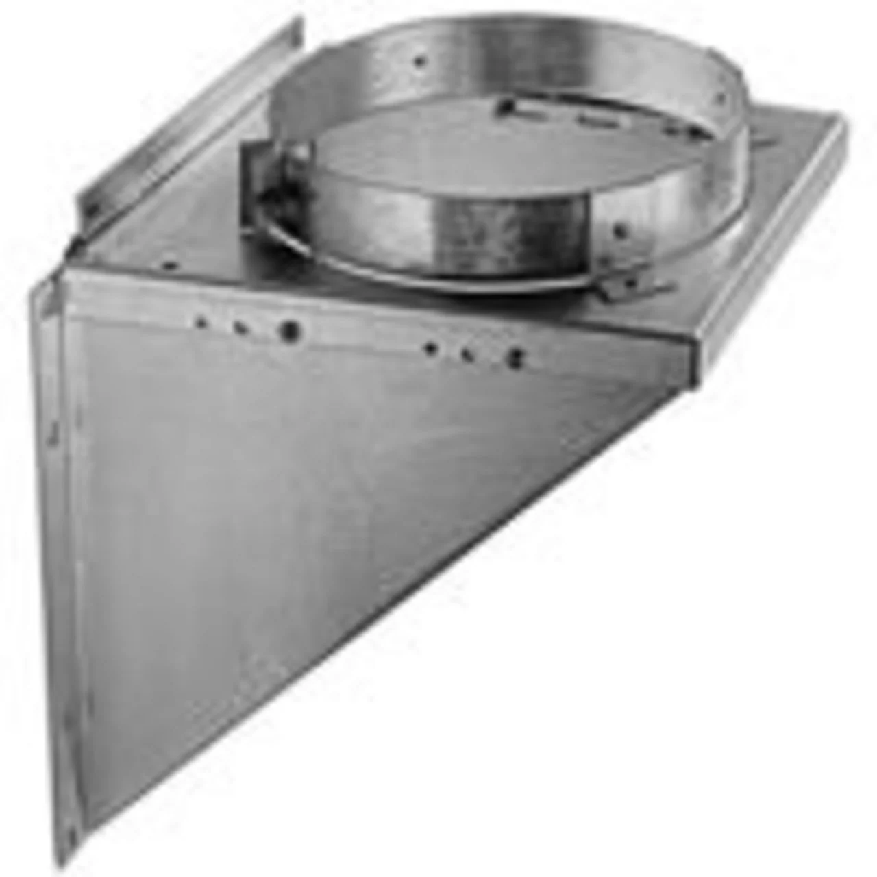 8'' DuraTech Adjustable Stainless Steel Tee Support Bracket - 9672SS - Image 2