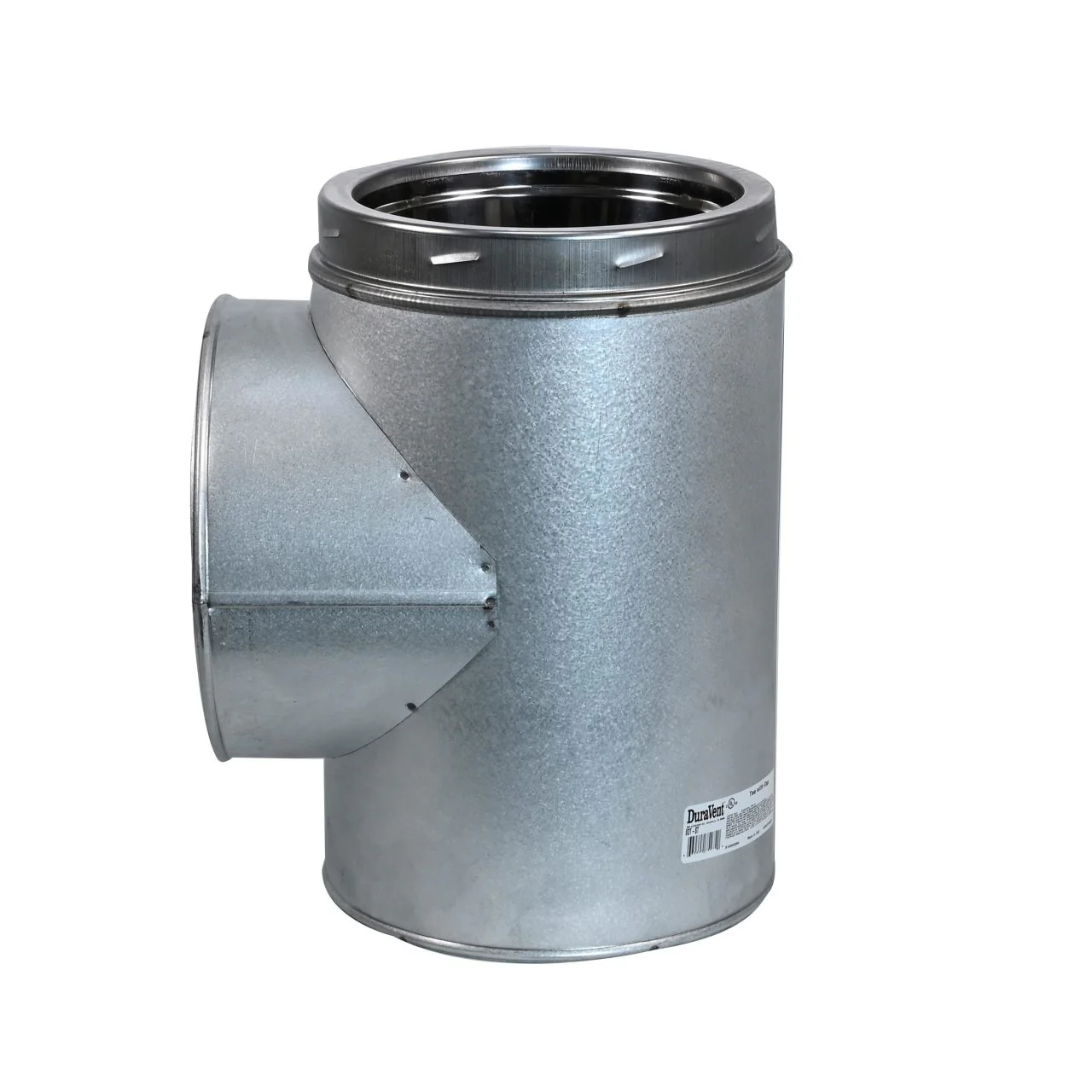 8" DuraTech Galvanized Standard Tee - 8DT-ST - Image 4