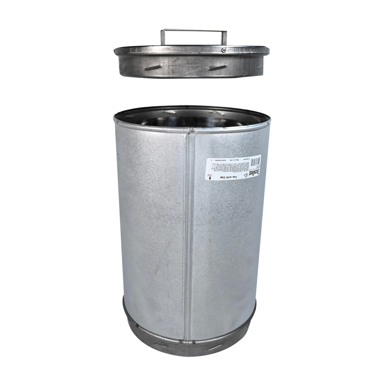 8" DuraTech Galvanized Standard Tee - 8DT-ST - Image 9