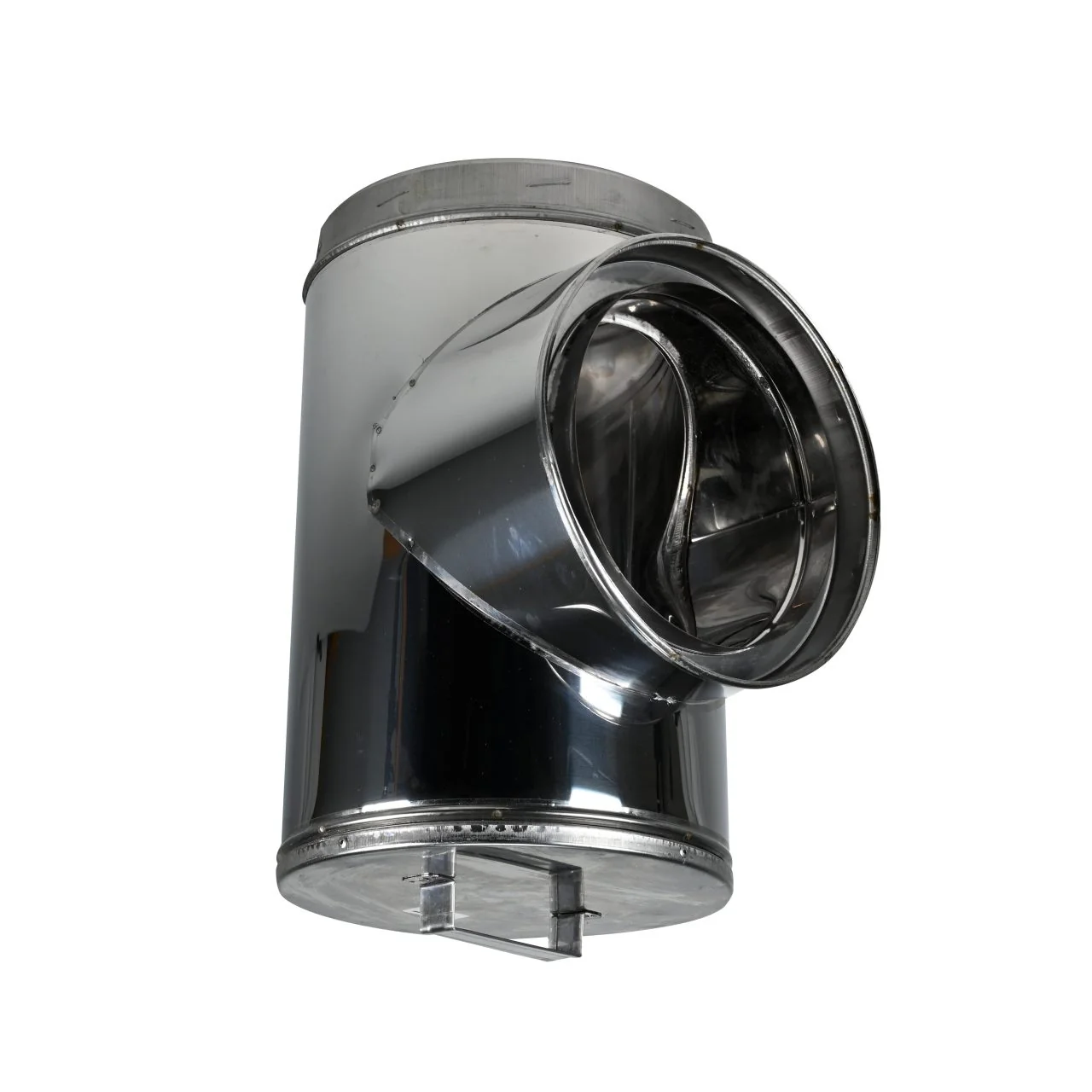 8" DuraTech Stainless Steel Standard Tee with Cap - 8DT-STSS