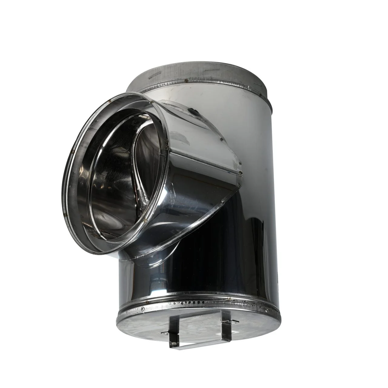 8" DuraTech Stainless Steel Standard Tee with Cap - 8DT-STSS - Image 3