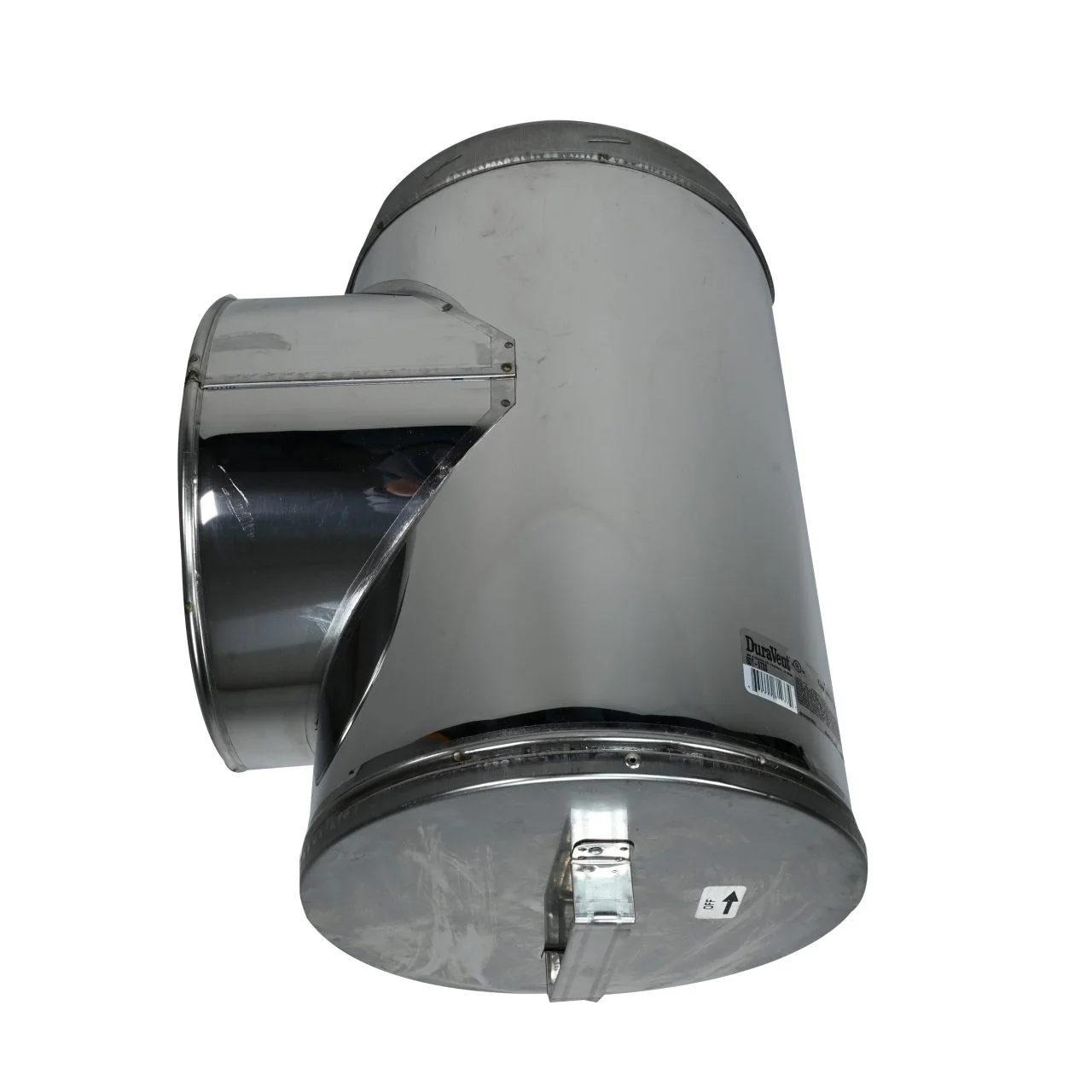 8" DuraTech Stainless Steel Standard Tee with Cap - 8DT-STSS - Image 9