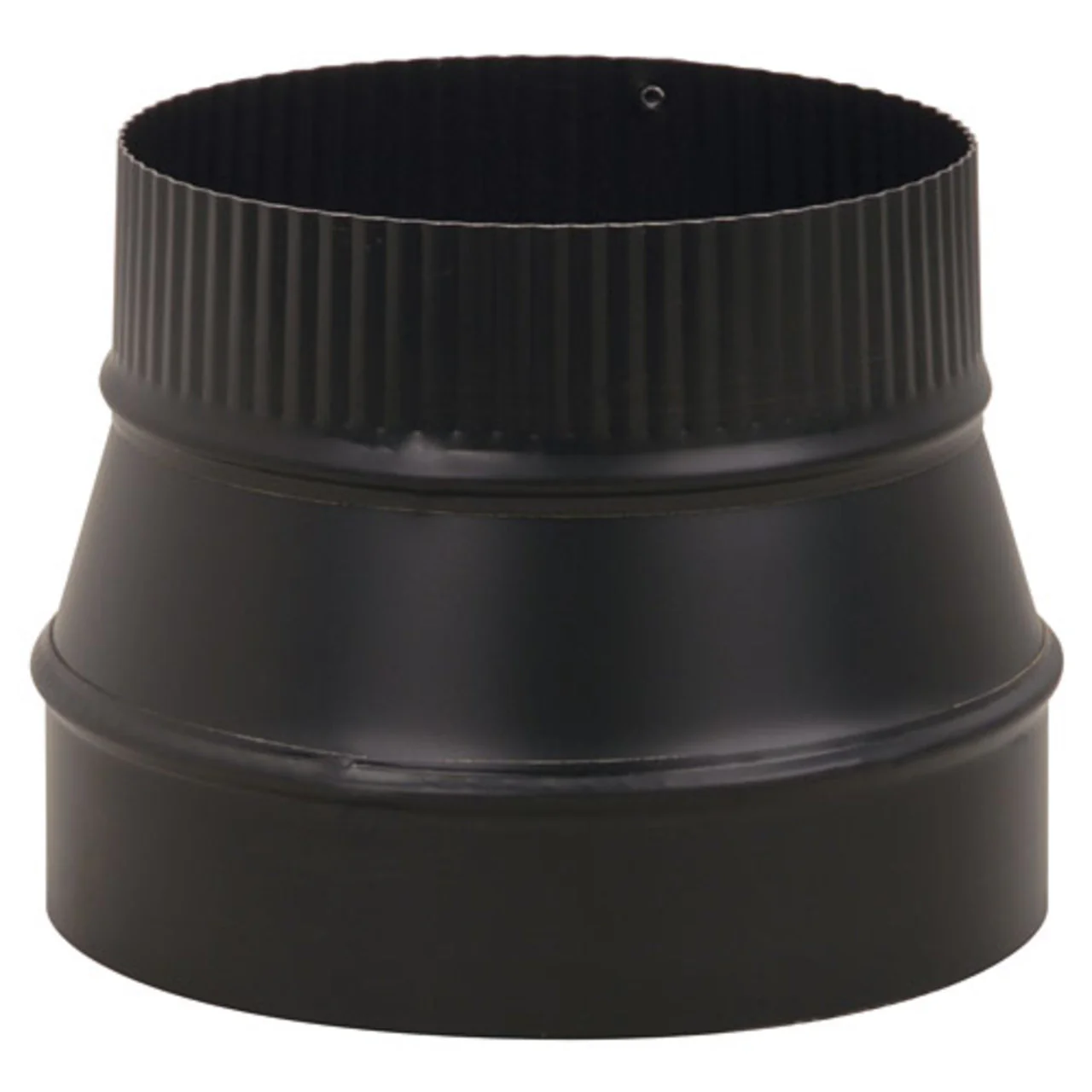 8" to 6" 24-Ga. Snap-Lock Black Reducer