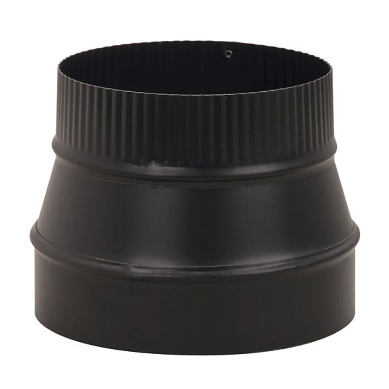 8" to 7" 24-Ga. Snap-Lock Black Reduce