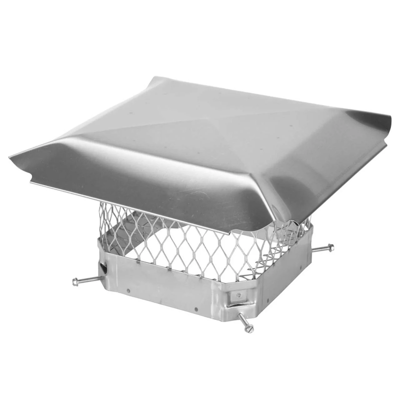 9" x 9" Hy-C Stainless Steel Single-Flue Chimney Cap