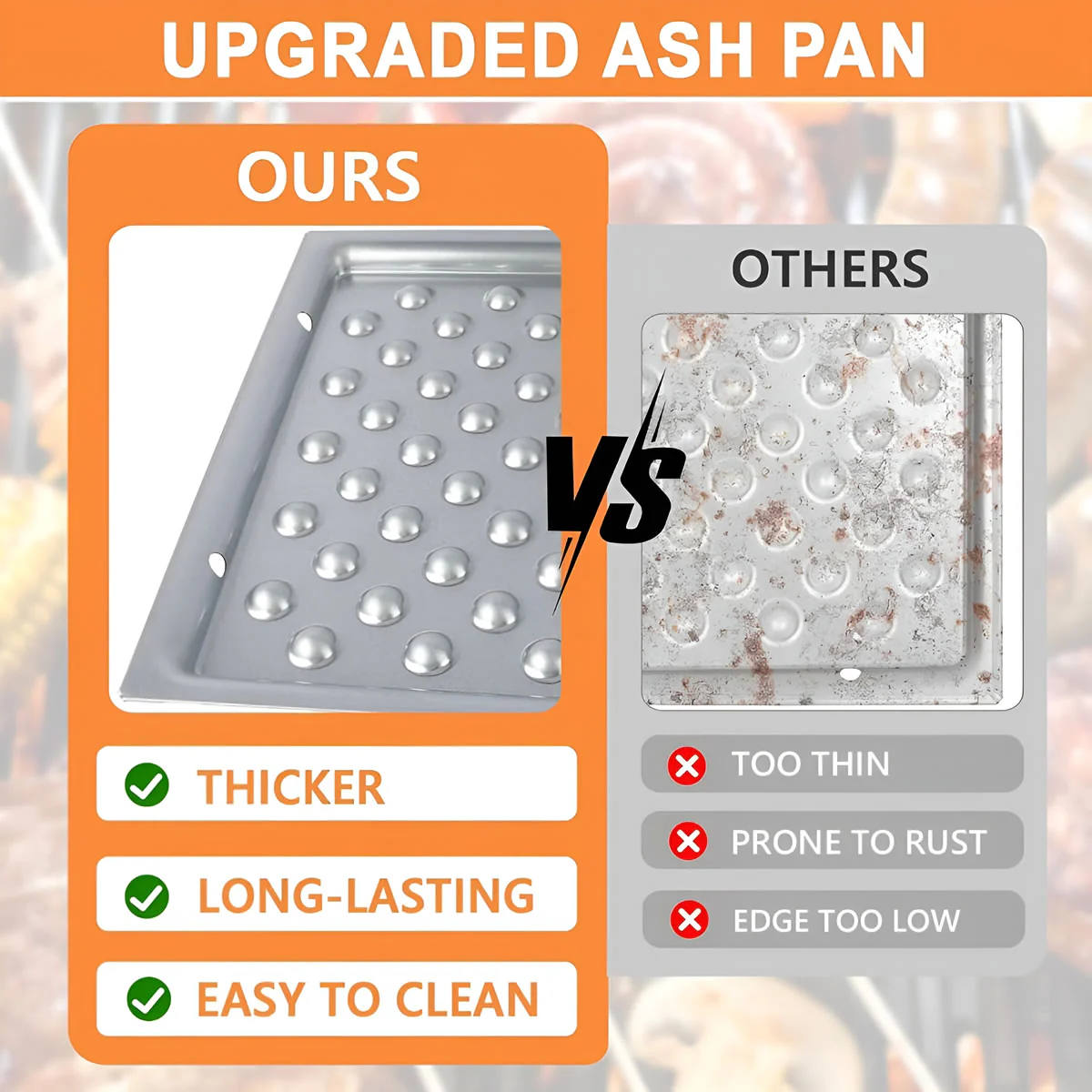 Americana Ash Pan for Charcoal Grills by WoodEze - Image 5