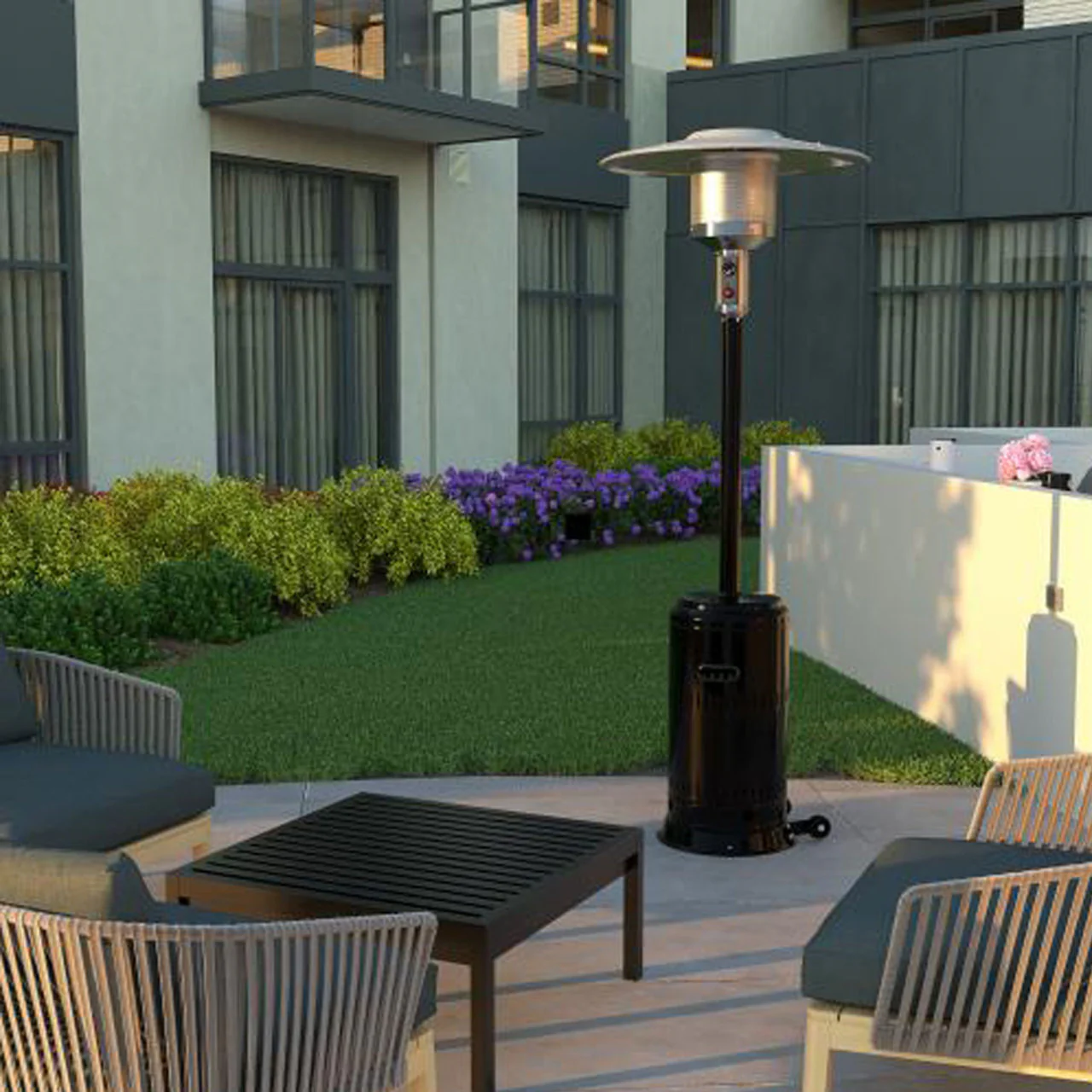 Black Performance Series Gas Patio Heater- 46,000 BTU - Image 3