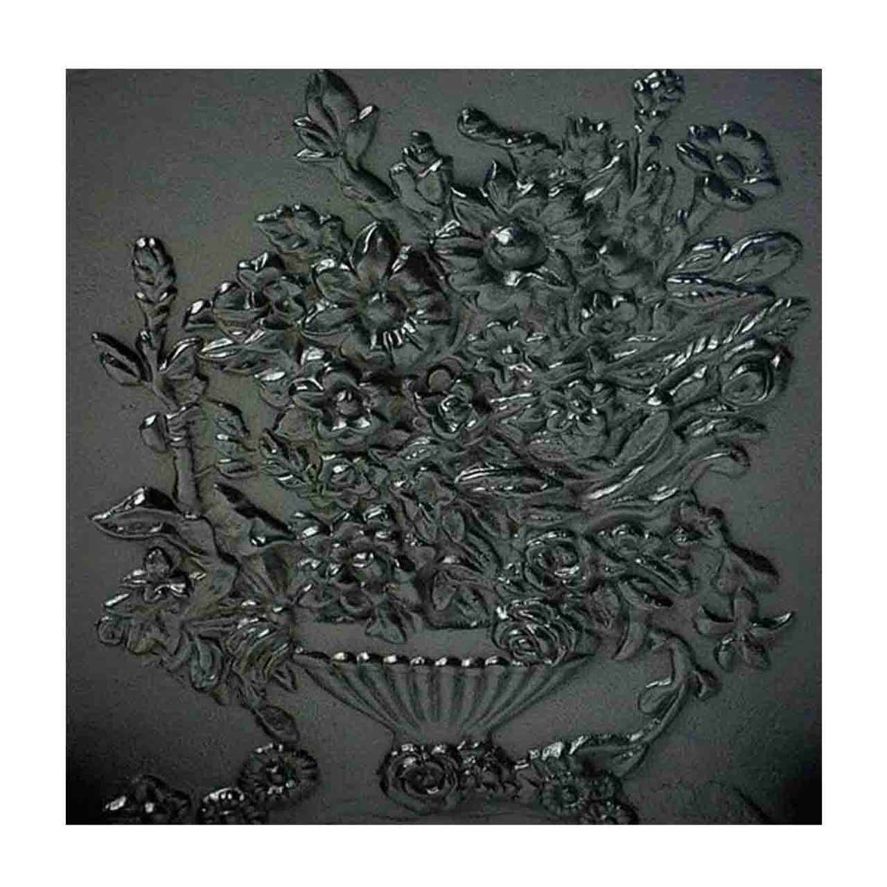 Bouquet Cast Iron Fireback - 20 " H x 17" W - Image 4