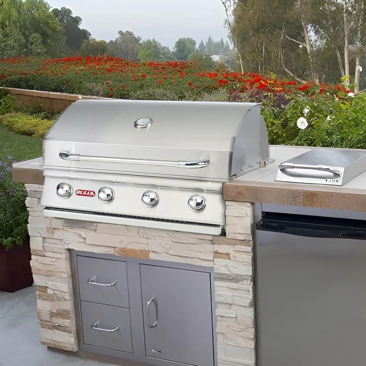 Bull 30" Outlaw 4-Burner Drop In Grill 26038-26039 - Image 3