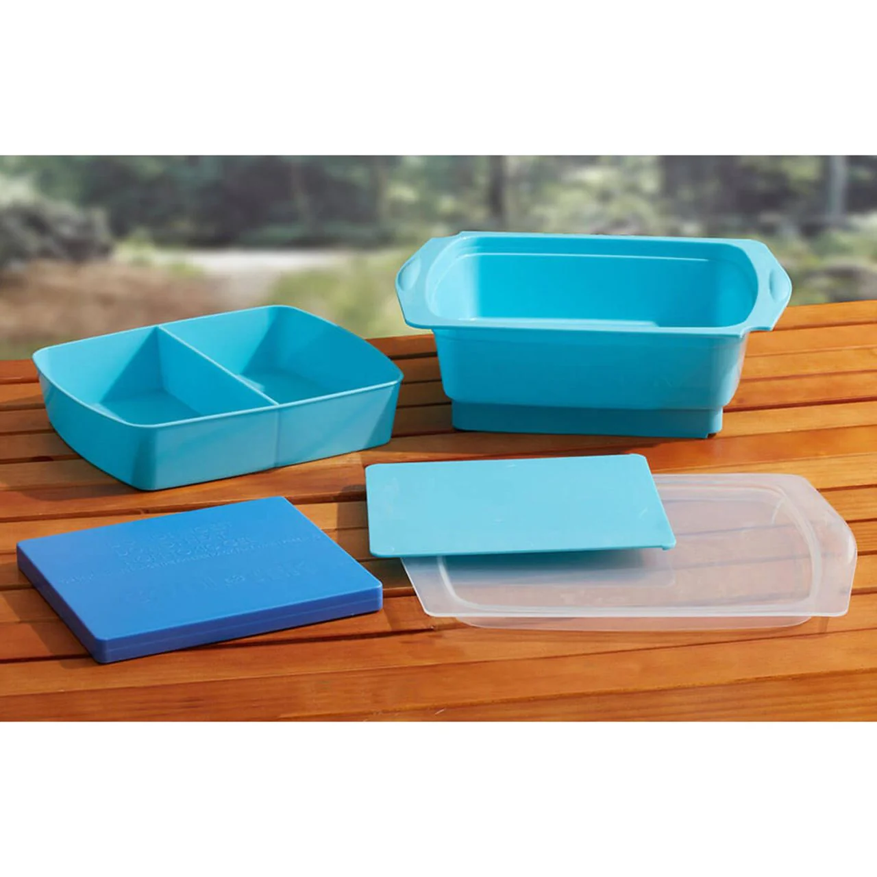 Cool-Tek Marinade / Serving Set in Blue - Image 2