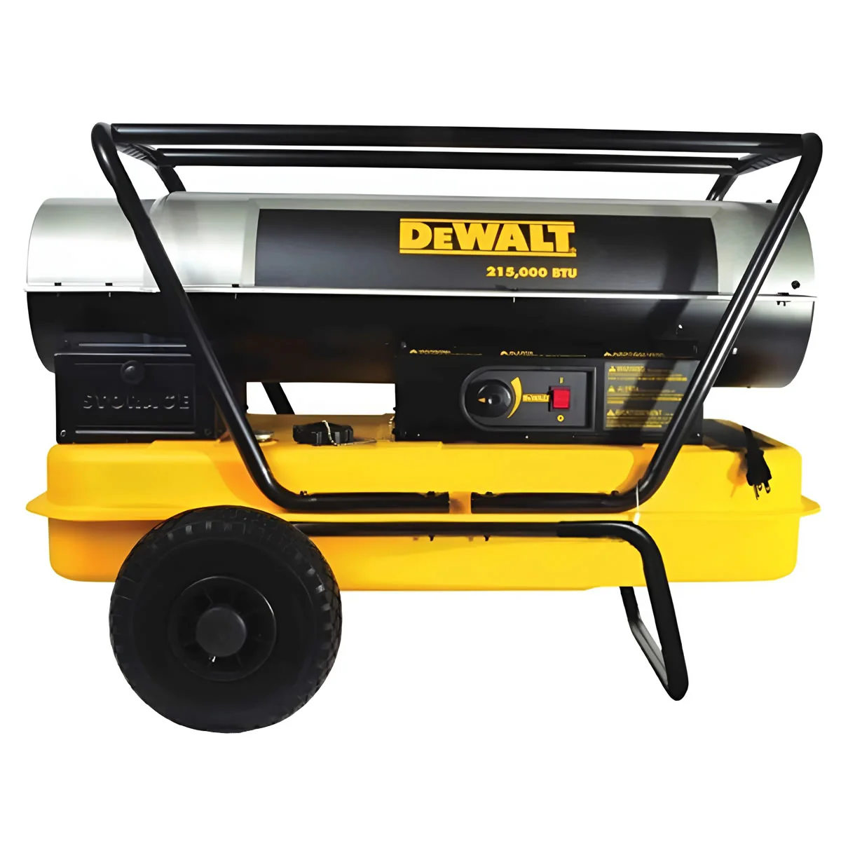 DeWalt 215,000 BTU Heavy Duty Forced Air Kerosene Heater - Image 2