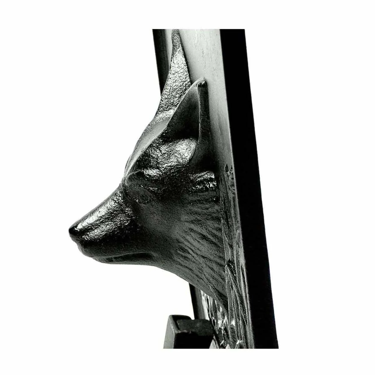 Fox Cast Iron Fireback - 25" H x 23" W - Image 4