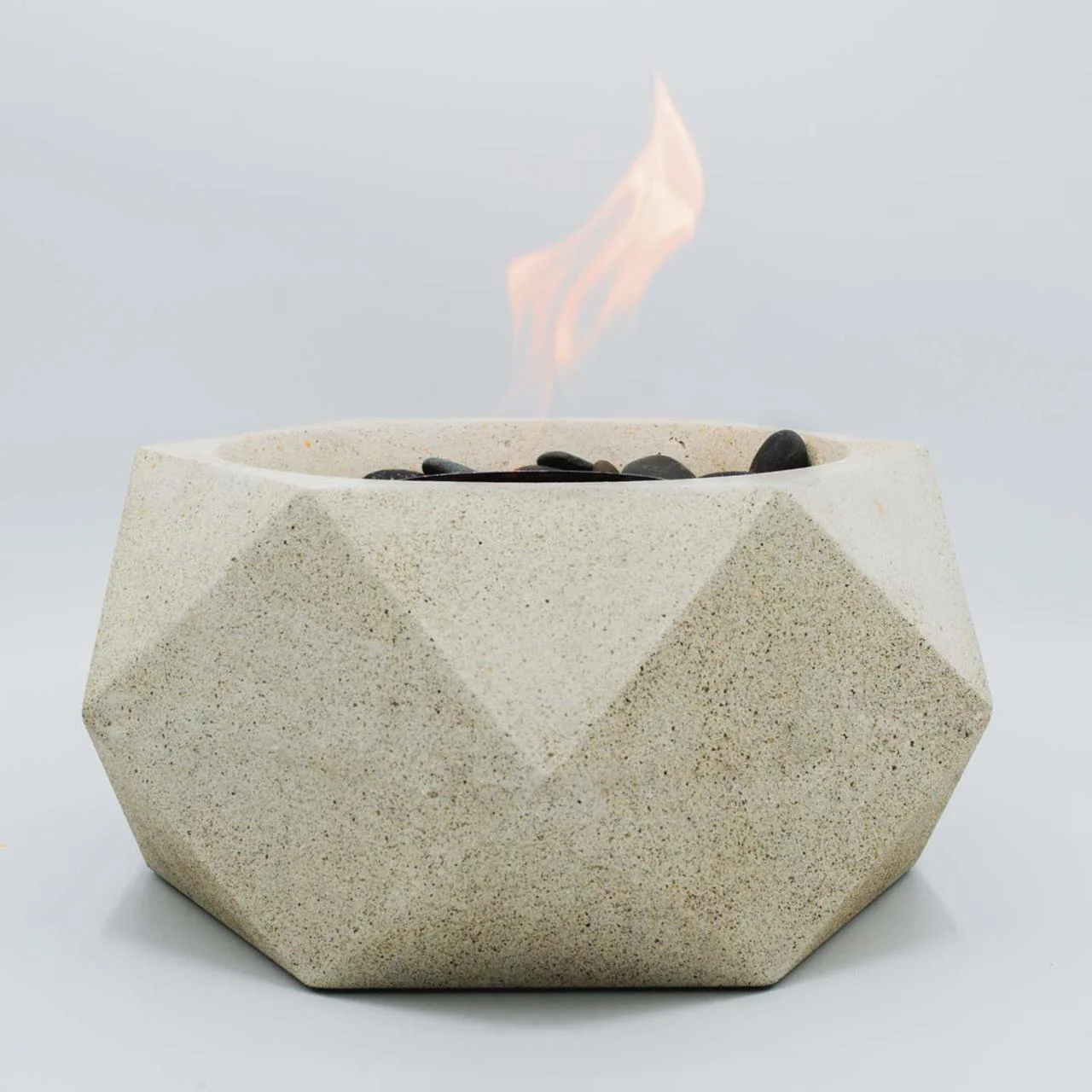 Geo Fire Bowl - White - Image 6