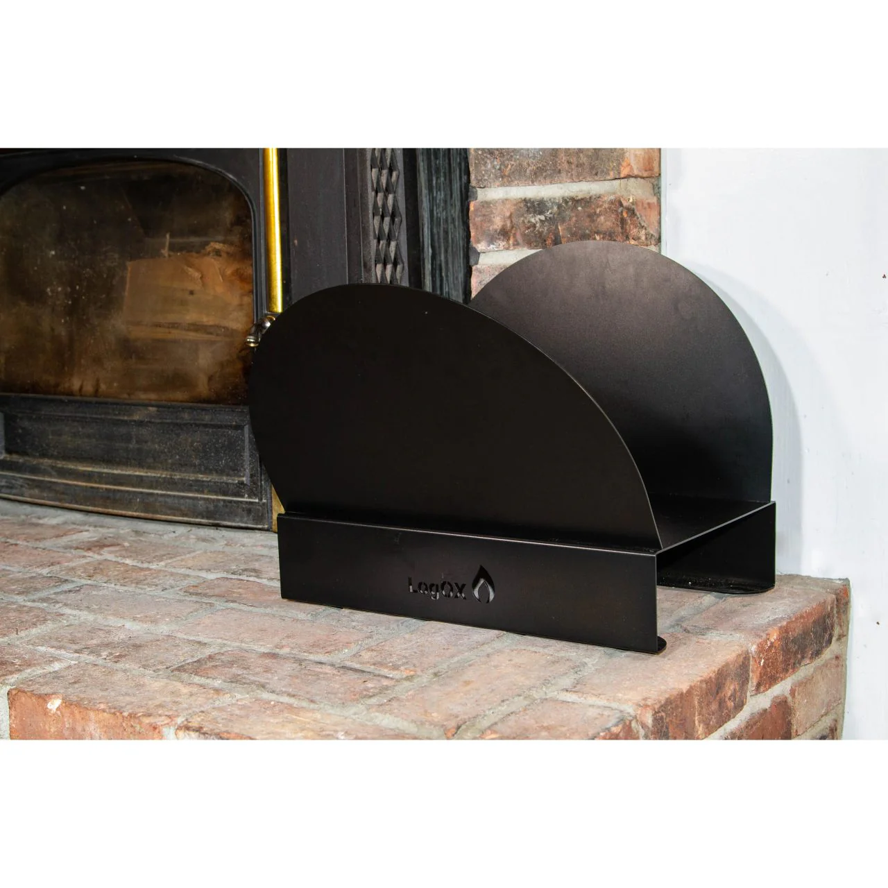 LogOx Black Hearth Bin Firewood Rack - Image 11