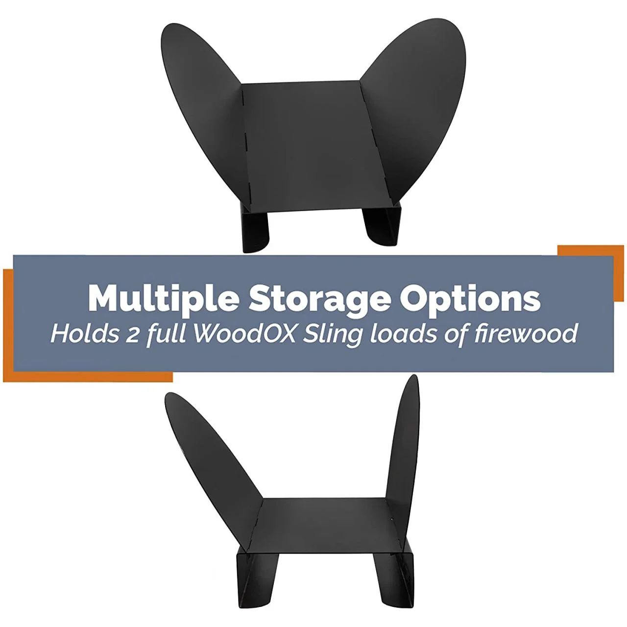 LogOx Black Hearth Bin Firewood Rack - Image 4