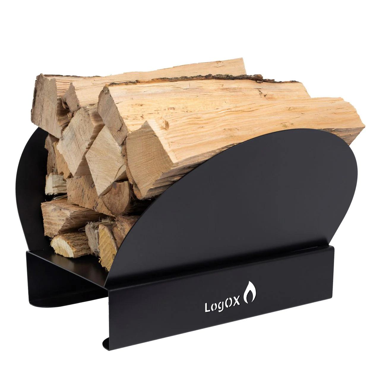 LogOx Black Hearth Bin Firewood Rack - Image 8