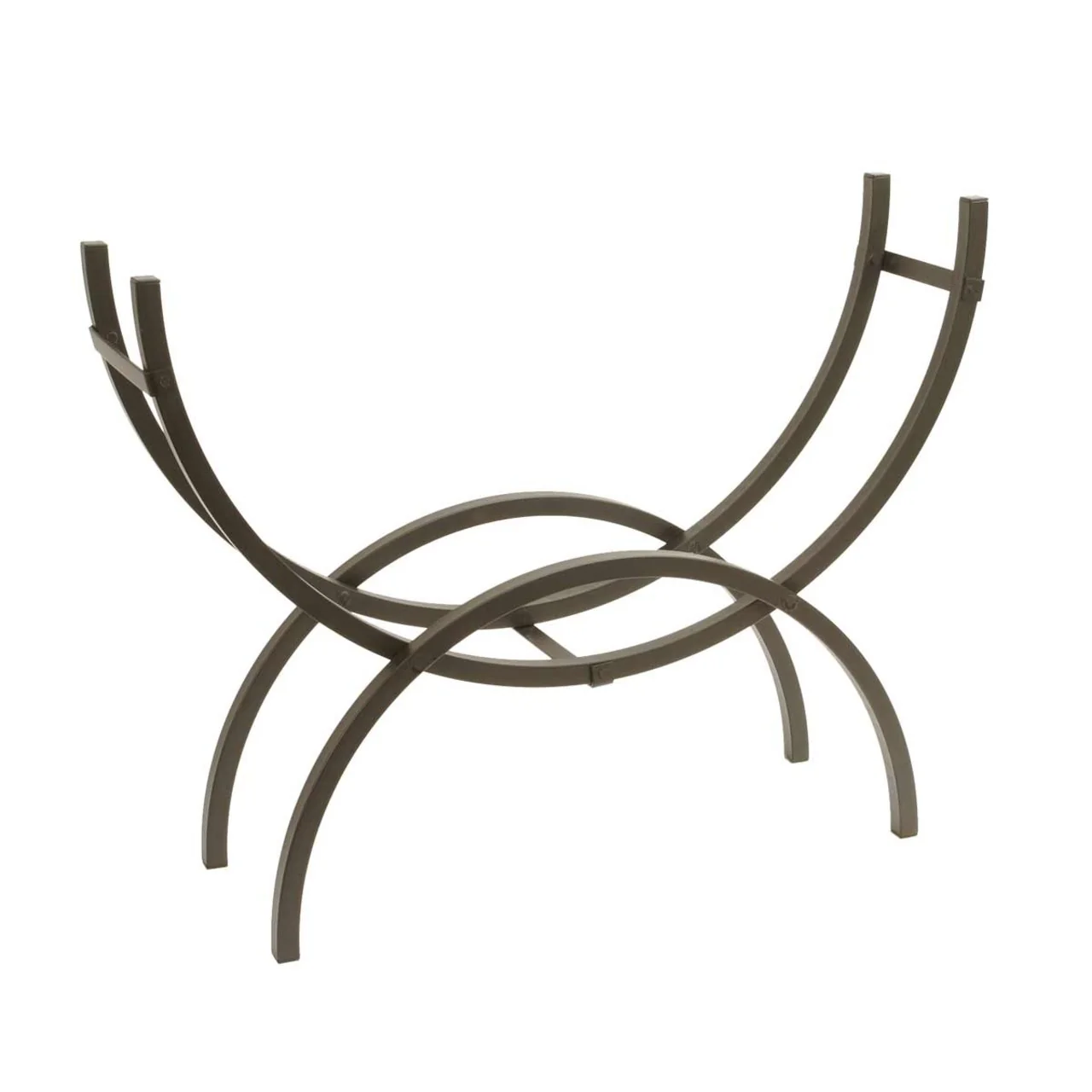 HY-C 60" Black Crescent Log Rack - Image 3