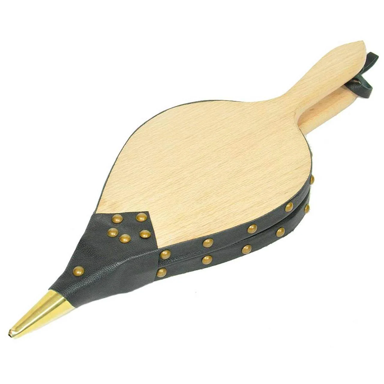 Johnny Beard Large Twin Valve Natural Oak Bellows - Image 2