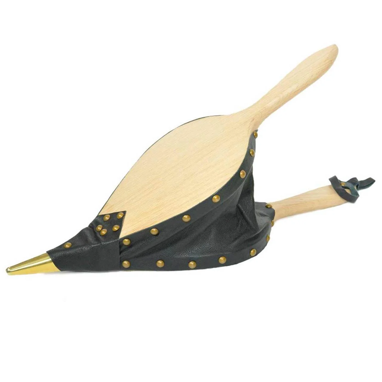 Johnny Beard Large Twin Valve Natural Oak Bellows - Image 4