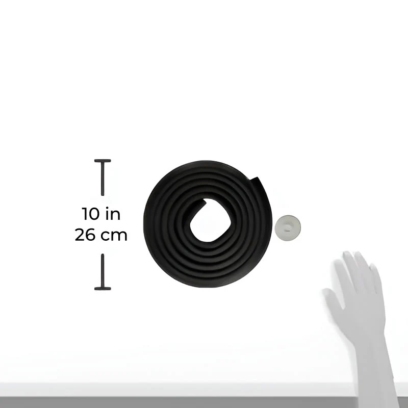 KidCo Foam Edge Protectors (Black) - Image 5