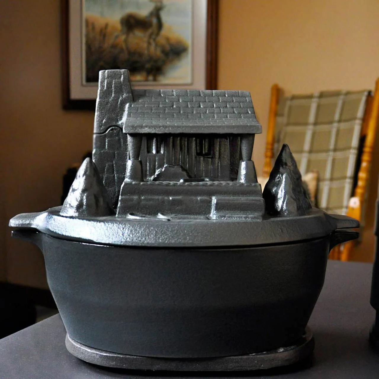 Log Cabin Steamer - Black - Image 3
